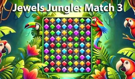 Jewels Jungle: Match 3 - Play free online Arcade game