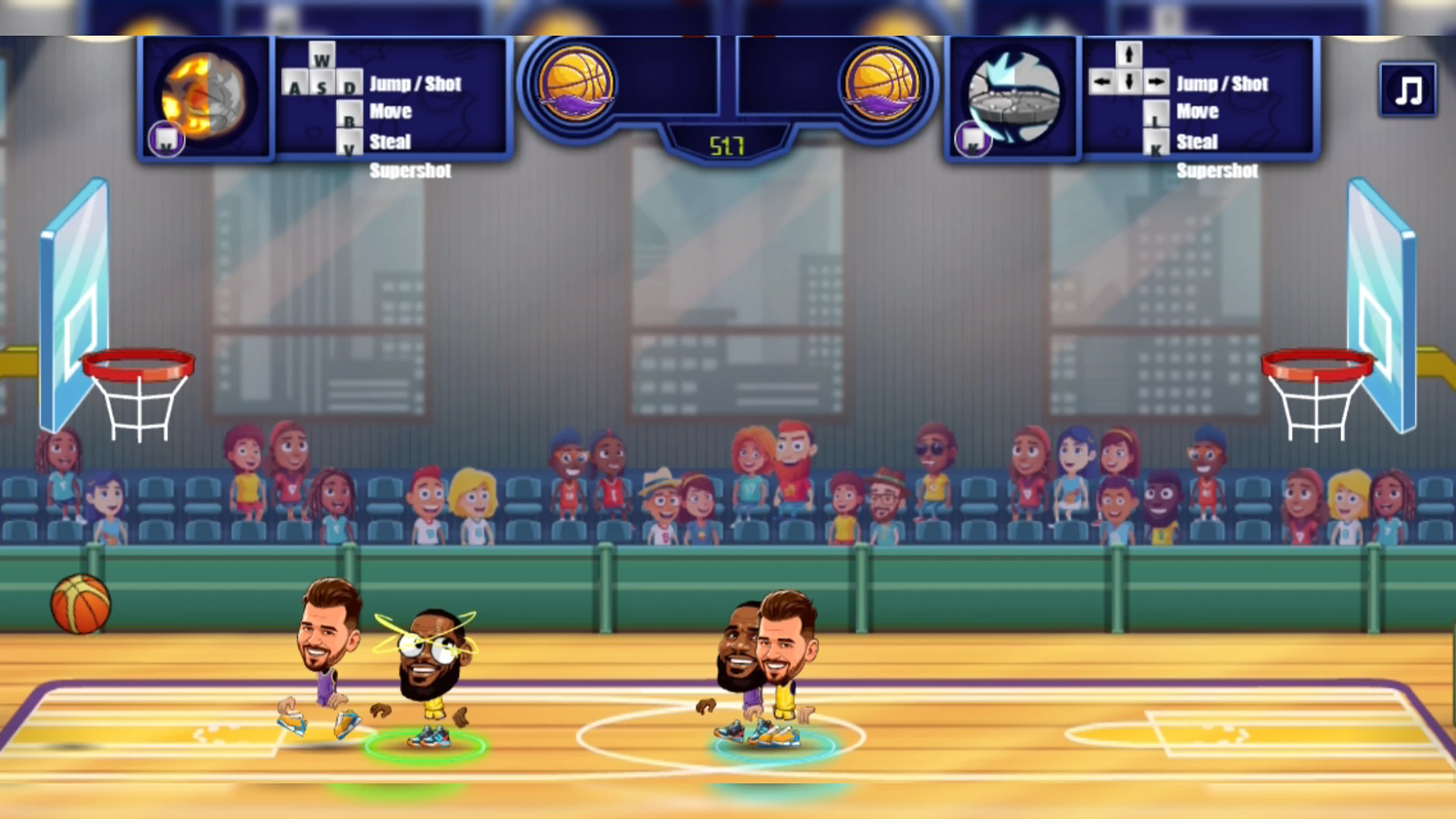 Basketball Stars Multiplayer - Game screenshot
