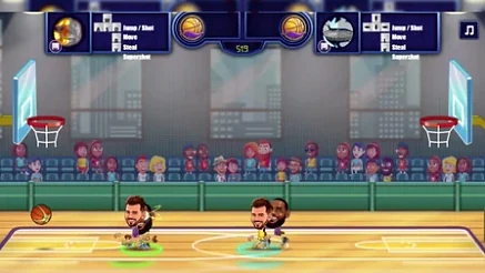 Basketball Stars Racing - Game screenshot