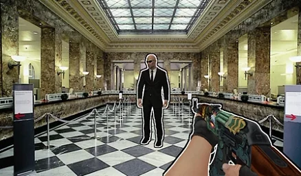 Bodycam Bank Robbery Gameplay Bodycam Bank Robbery Gameplay - Game screenshot