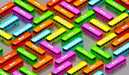 Bus Fever Parking Jam Gameplay Bus Fever Parking Jam Gameplay - Game screenshot
