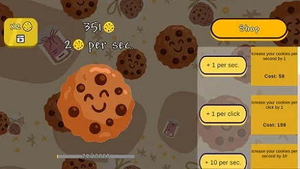 Cookie Clicker Clicker Gameplay - Game screenshot