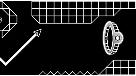 Geometry Arrow 2 Gameplay Geometry Arrow 2 Gameplay - Game screenshot