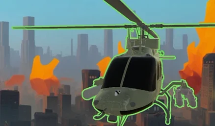 Helicopter Simulator Destruction Gameplay - Game screenshot