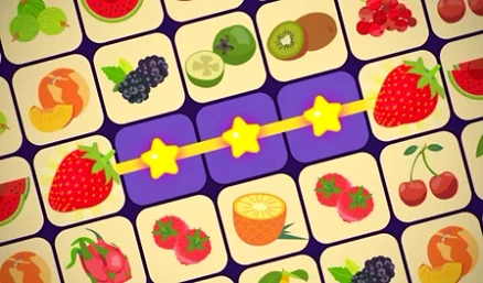 Mahjong Fruit Connect Gameplay - Game screenshot