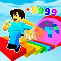 Roblox Obby Rainbow Path Action Roblox Obby Rainbow Path Action - Game screenshot