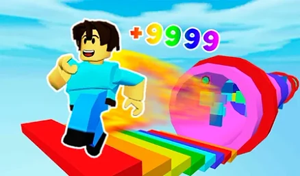 Roblox Obby Rainbow Path Gameplay Roblox Obby Rainbow Path Gameplay - Game screenshot