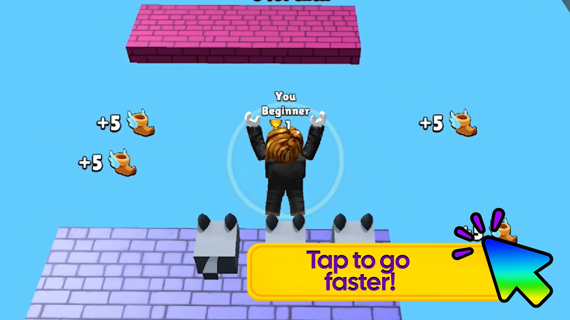 Speed Per Click Obby Gameplay - Game screenshot